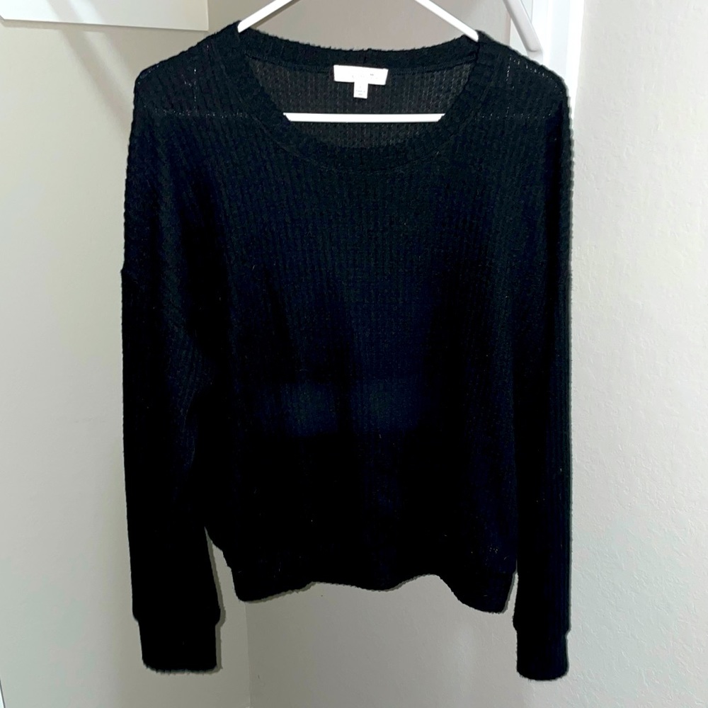 Basic black sweater